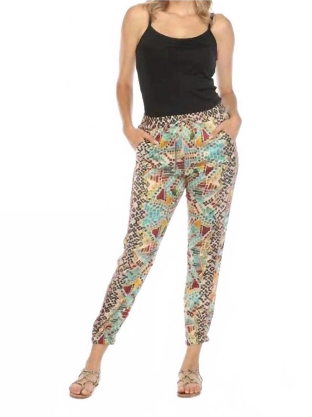 NWT Johnny Was Genora Paneled Jogger - Etris